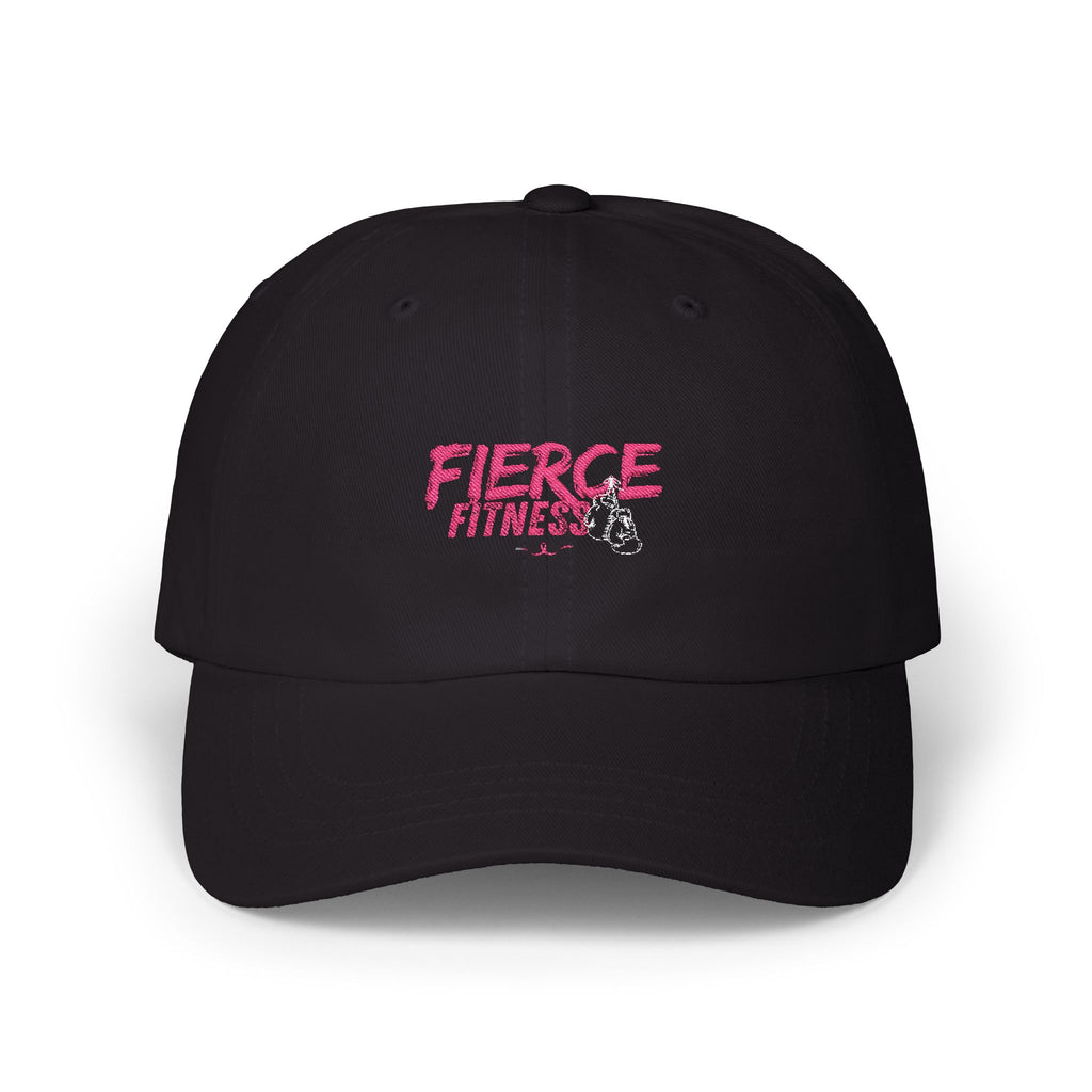 Fierce Fitness Embroidererd Dad Cap - Casual Hat for Gym Lovers, Workout Accessories, Fitness Apparel, Stylish Cap