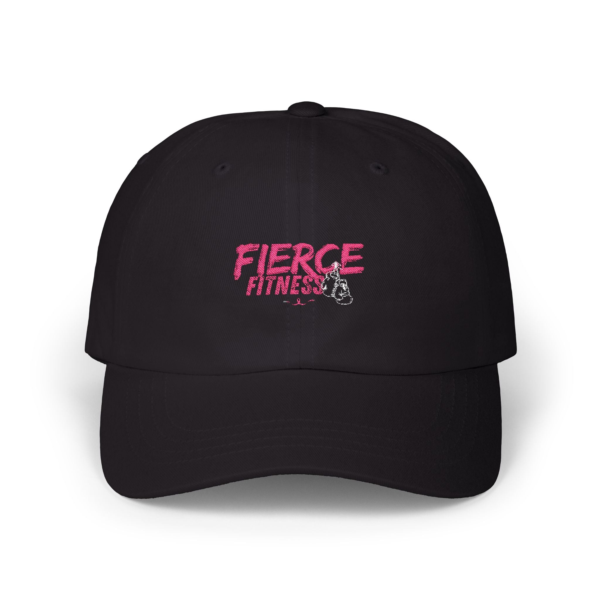 Fierce Fitness Embroidererd Dad Cap - Casual Hat for Gym Lovers, Workout Accessories, Fitness Apparel, Stylish Cap
