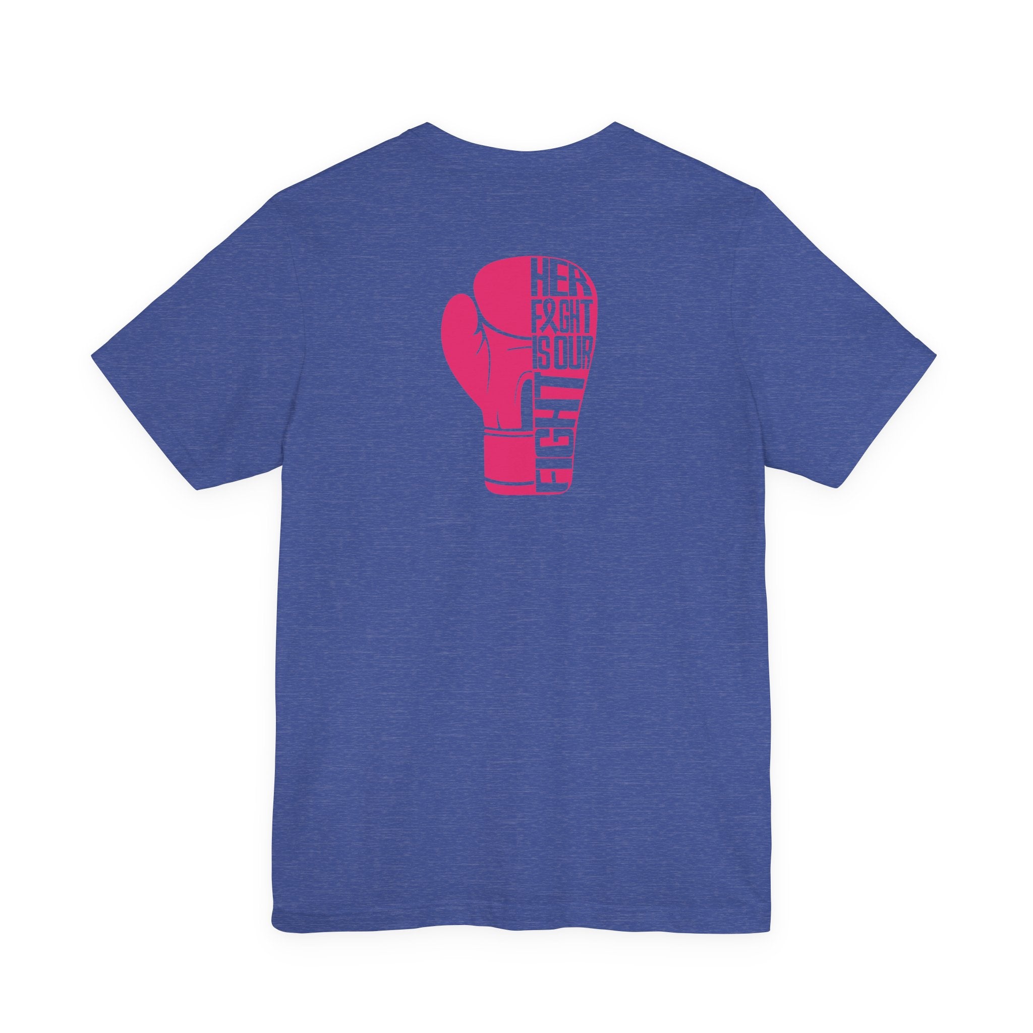 Fierce Fitness Breast Cancer Awareness Bella+Canvas Tee - Unisex Jersey Short Sleeve T-Shirt for Gym Lovers, Boxing, Workout Wear, Fitness Gifts, Athleisure Top, Bold Fitness Apparel