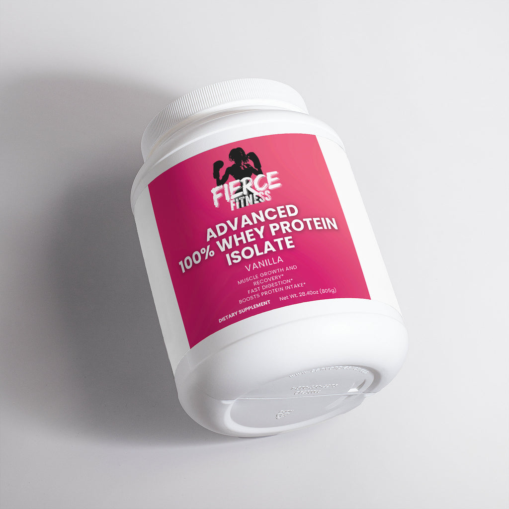Advanced 100% Whey Protein Isolate Available in Chocolate & Vanilla