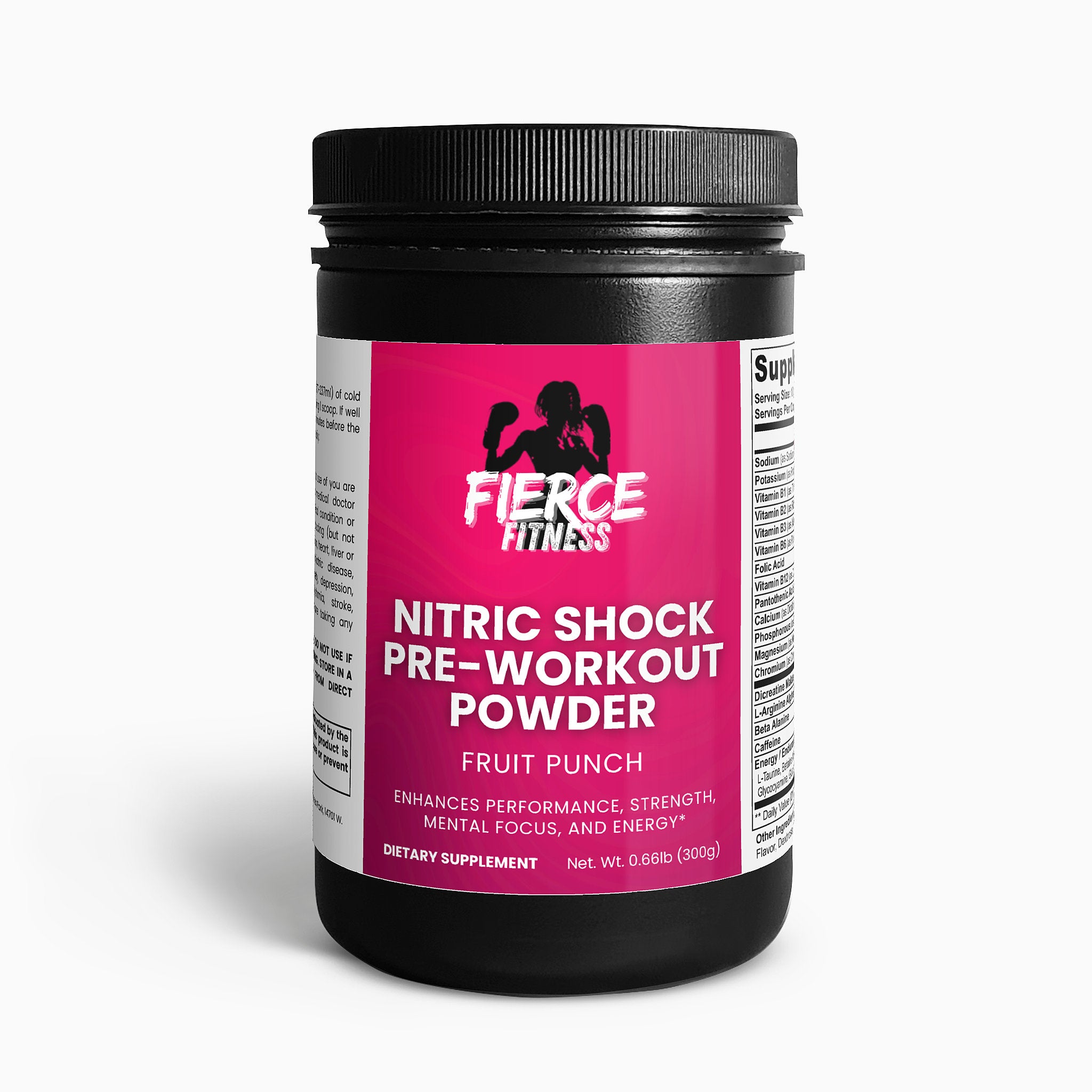 Nitric Shock Pre-Workout Powder (Fruit Punch)