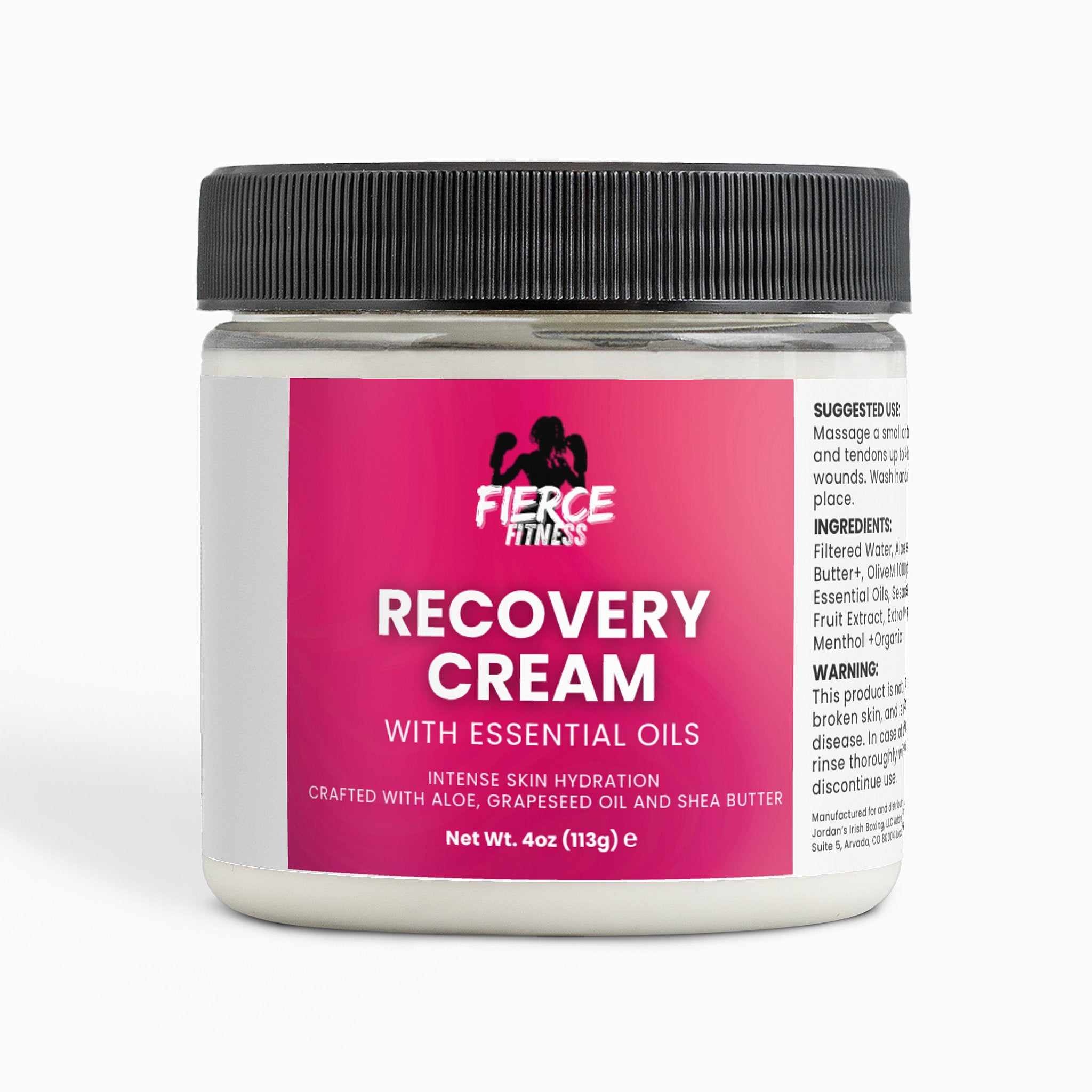 Premium Recovery Body Cream - 100% Natural, Fragrance Free