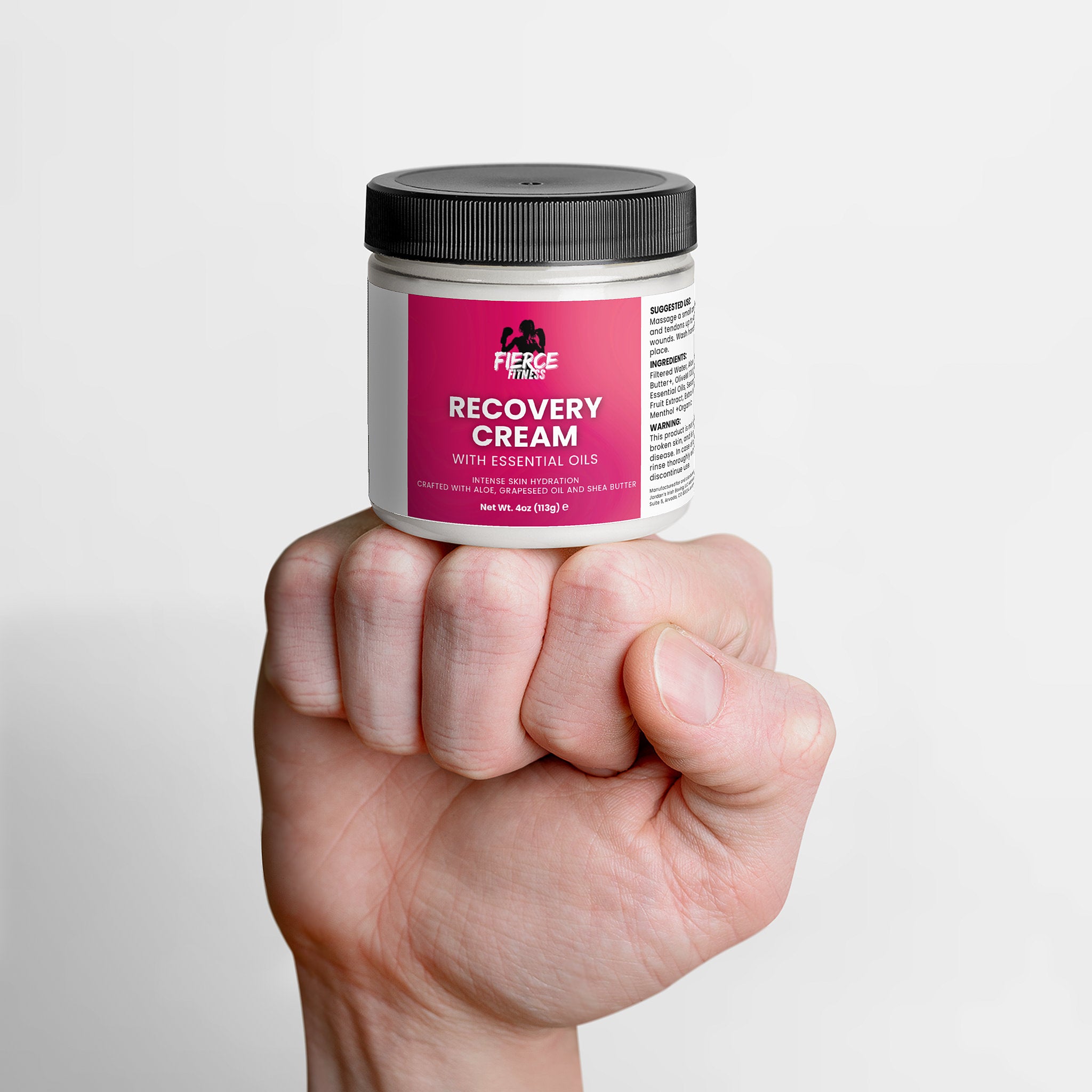 Premium Recovery Body Cream - 100% Natural, Fragrance Free