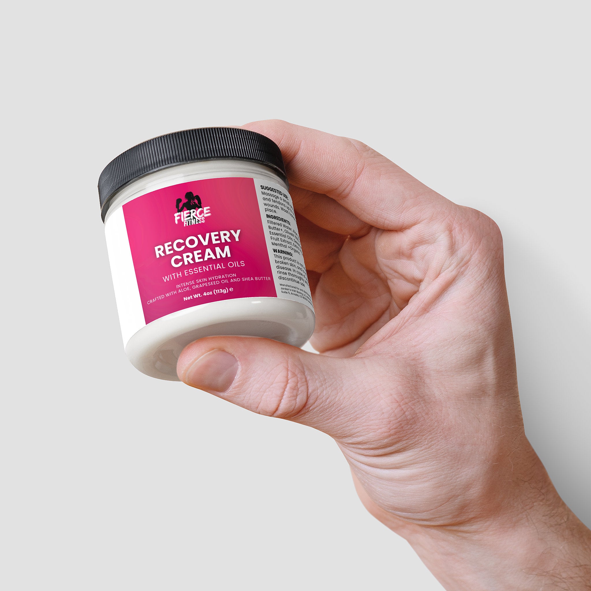 Premium Recovery Body Cream - 100% Natural, Fragrance Free