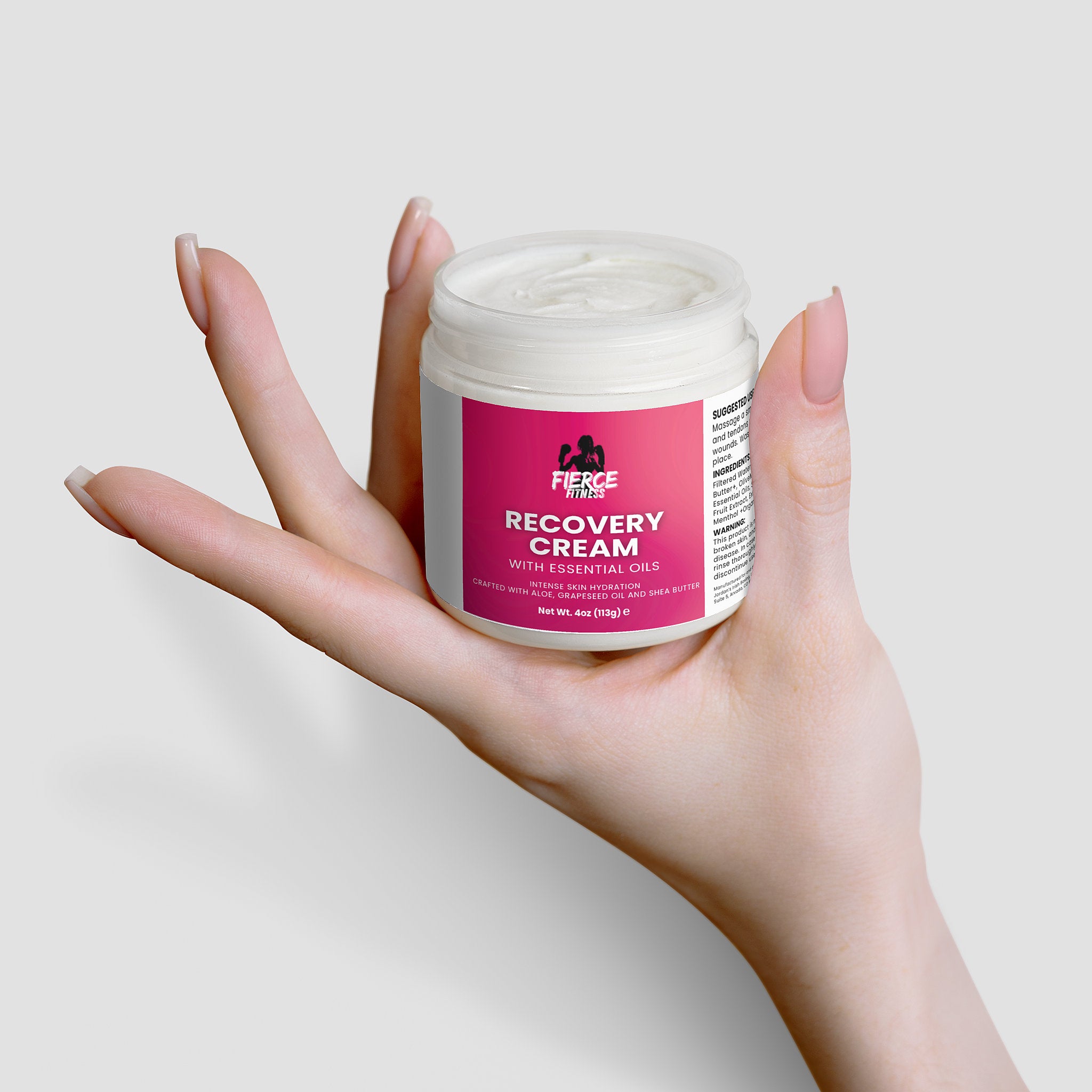 Premium Recovery Body Cream - 100% Natural, Fragrance Free