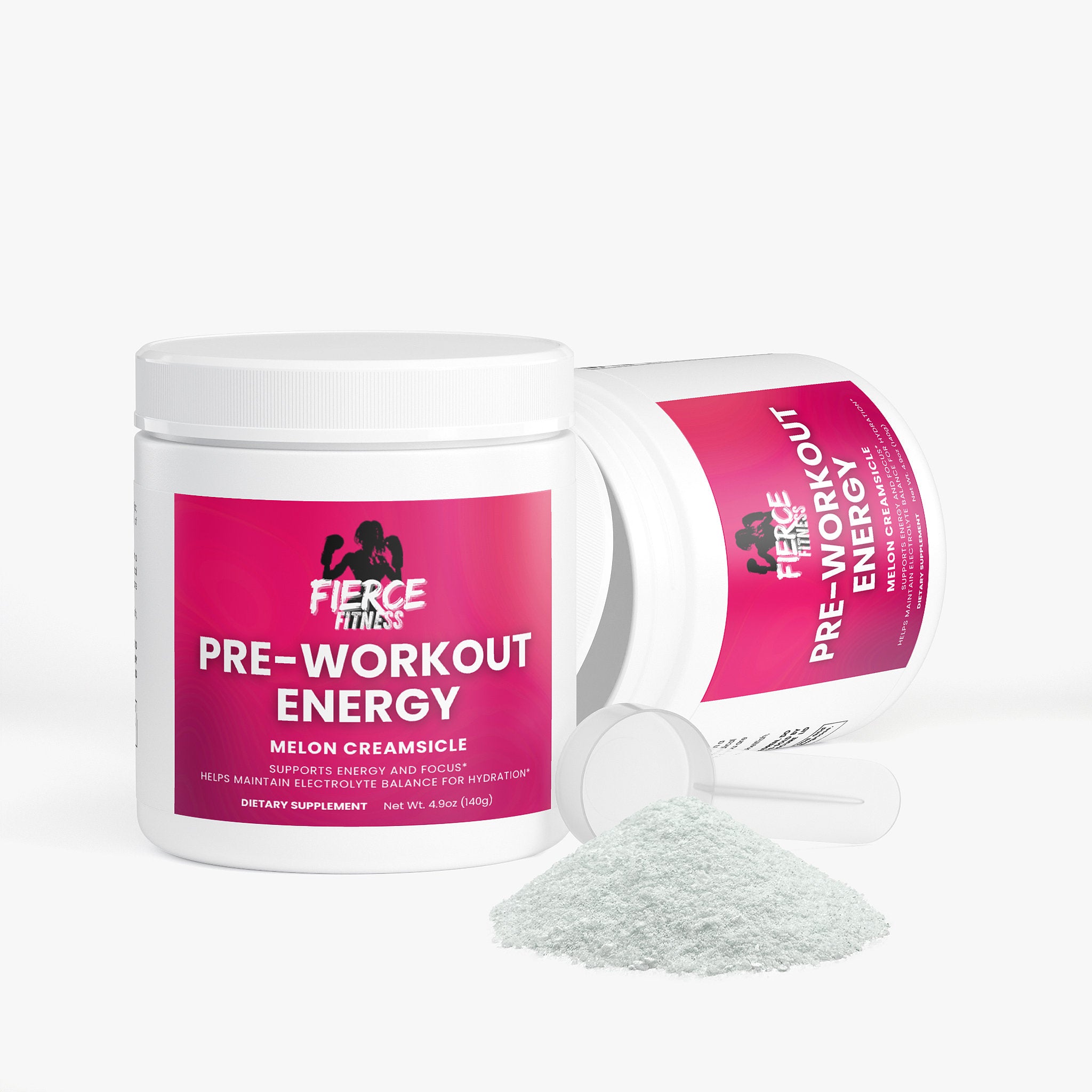 Pre-Workout Energy Powder (Melon Creamsicle) - Available in 7 Flavors