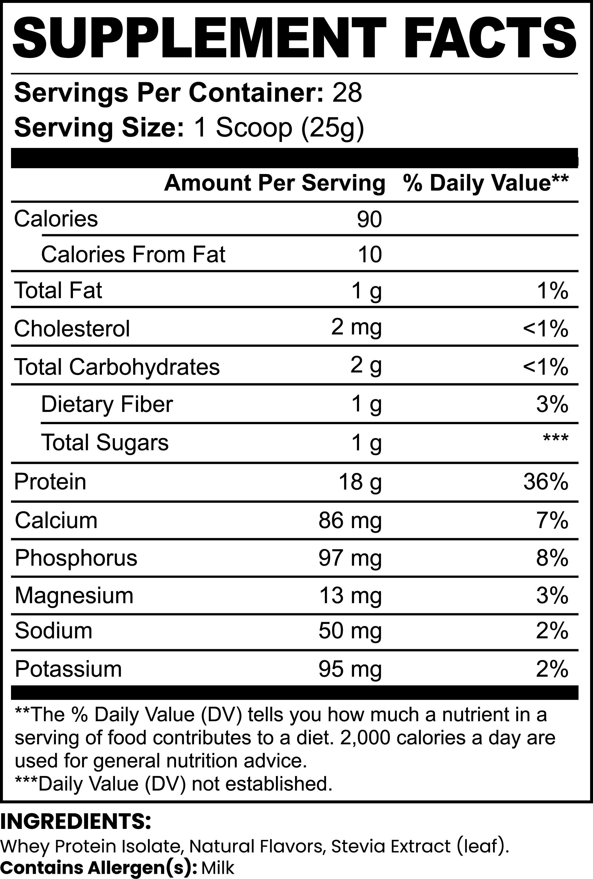 Pure3 100% Whey Protein Isolate Available In Chocolate & Vanilla