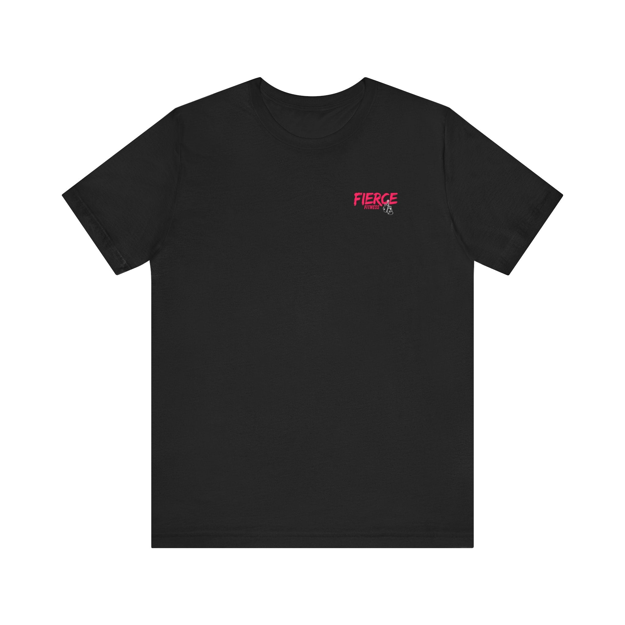 Fierce Fitness Breast Cancer Awareness Bella+Canvas Tee - Unisex Jersey Short Sleeve T-Shirt for Gym Lovers, Boxing, Workout Wear, Fitness Gifts, Athleisure Top, Bold Fitness Apparel
