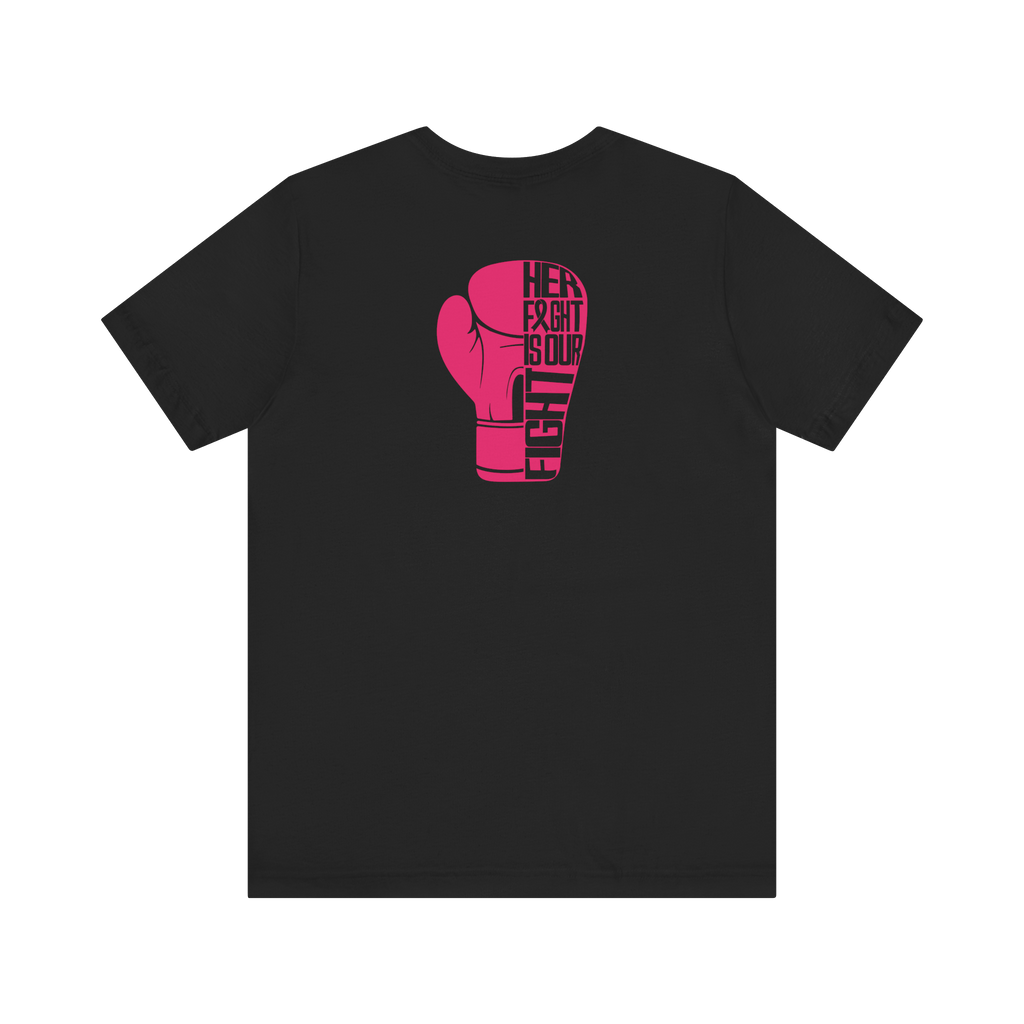 Fierce Fitness Breast Cancer Awareness Bella+Canvas Tee - Unisex Jersey Short Sleeve T-Shirt for Gym Lovers, Boxing, Workout Wear, Fitness Gifts, Athleisure Top, Bold Fitness Apparel