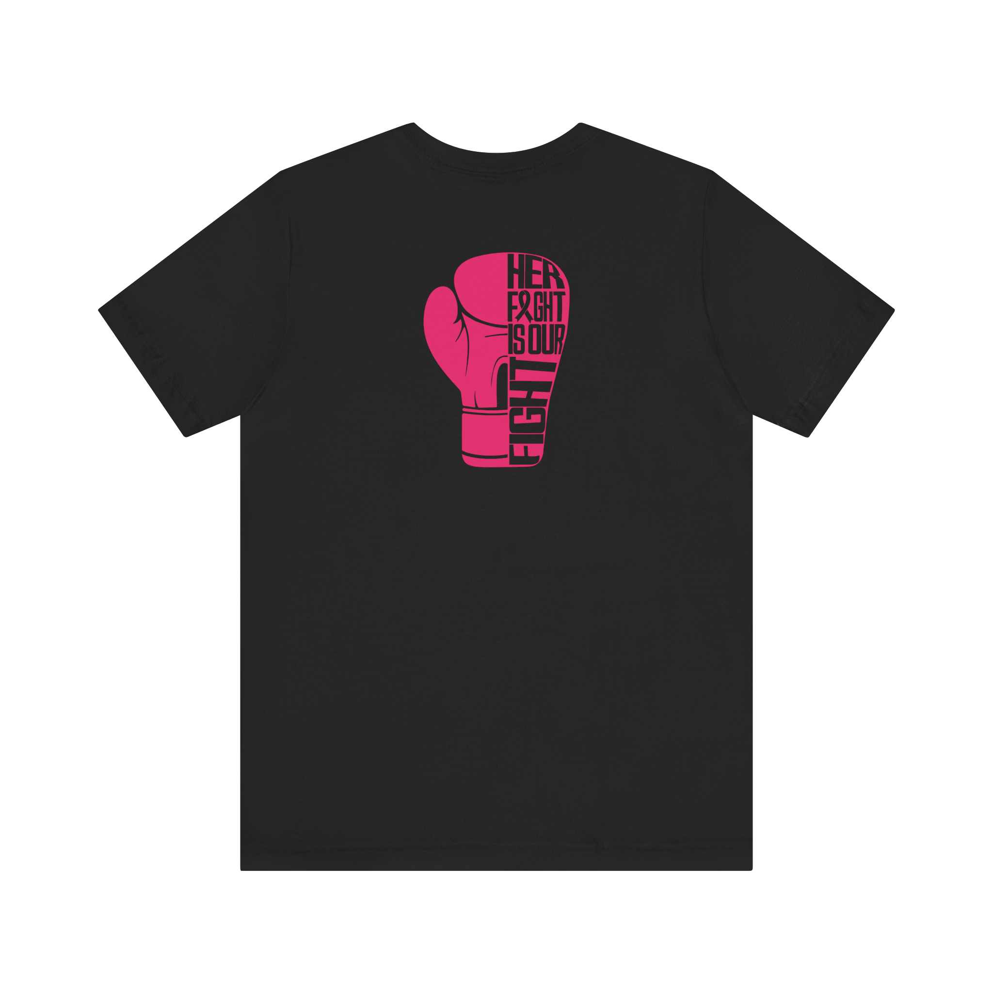 Fierce Fitness Breast Cancer Awareness Bella+Canvas Tee - Unisex Jersey Short Sleeve T-Shirt for Gym Lovers, Boxing, Workout Wear, Fitness Gifts, Athleisure Top, Bold Fitness Apparel